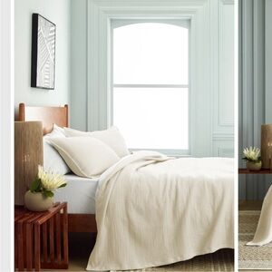 Quince Organic Cotton Coverlet Blanket